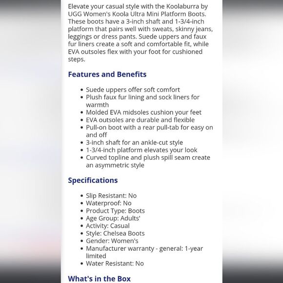 Koolaburra By Ugg Koola Ultra Mini Platform Boots - Picture 7 of 11